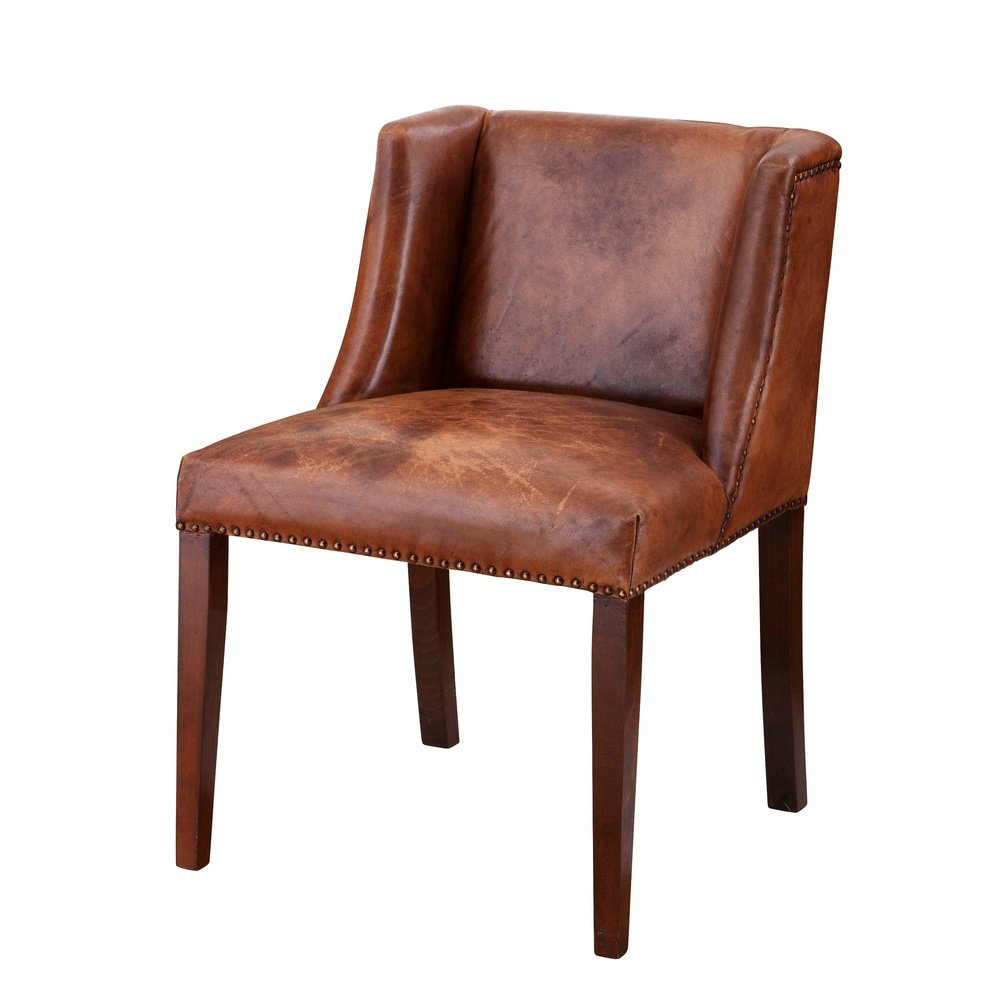 Eichholtz St James Dining Chair Tobacco Leather