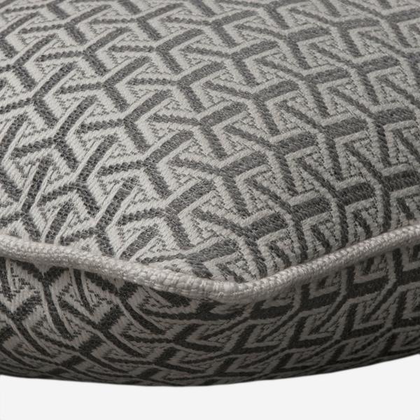Product photograph of Andrew Martin Monte Cushion Storm from Olivia's.