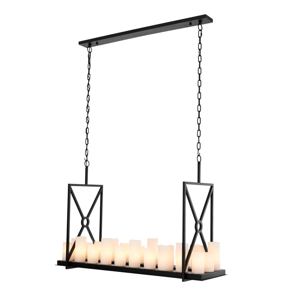 Eichholtz Commodore Chandelier Black Finish