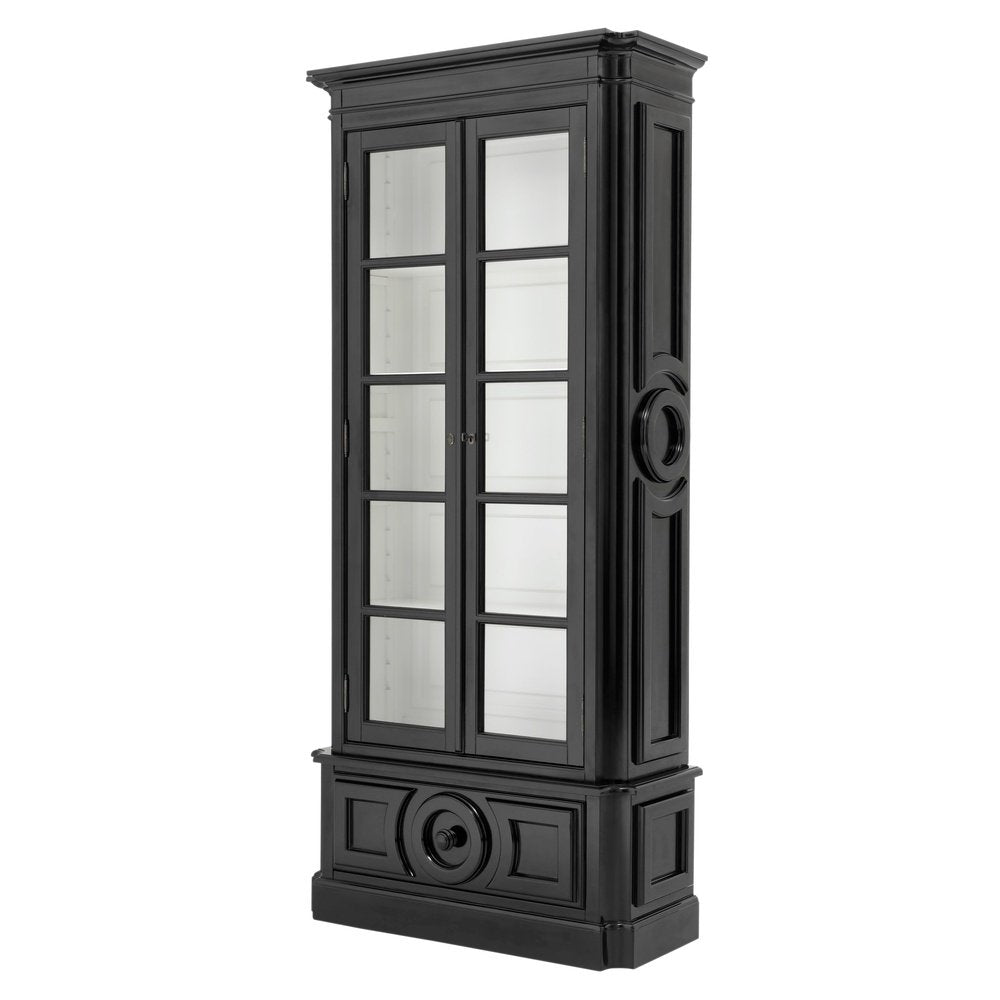 Product photograph of Eichholtz Grand Royale Cabinet Black Finish from Olivia's