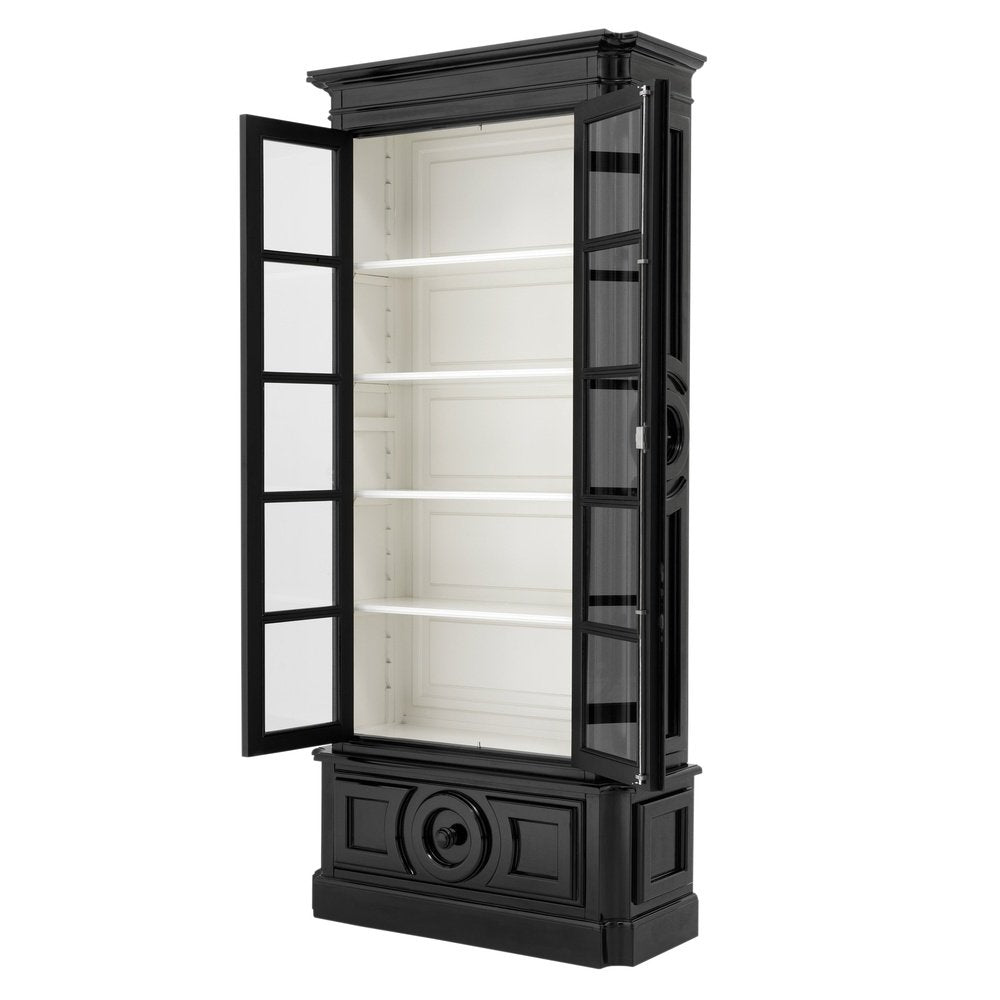 Product photograph of Eichholtz Grand Royale Cabinet Black Finish from Olivia's.