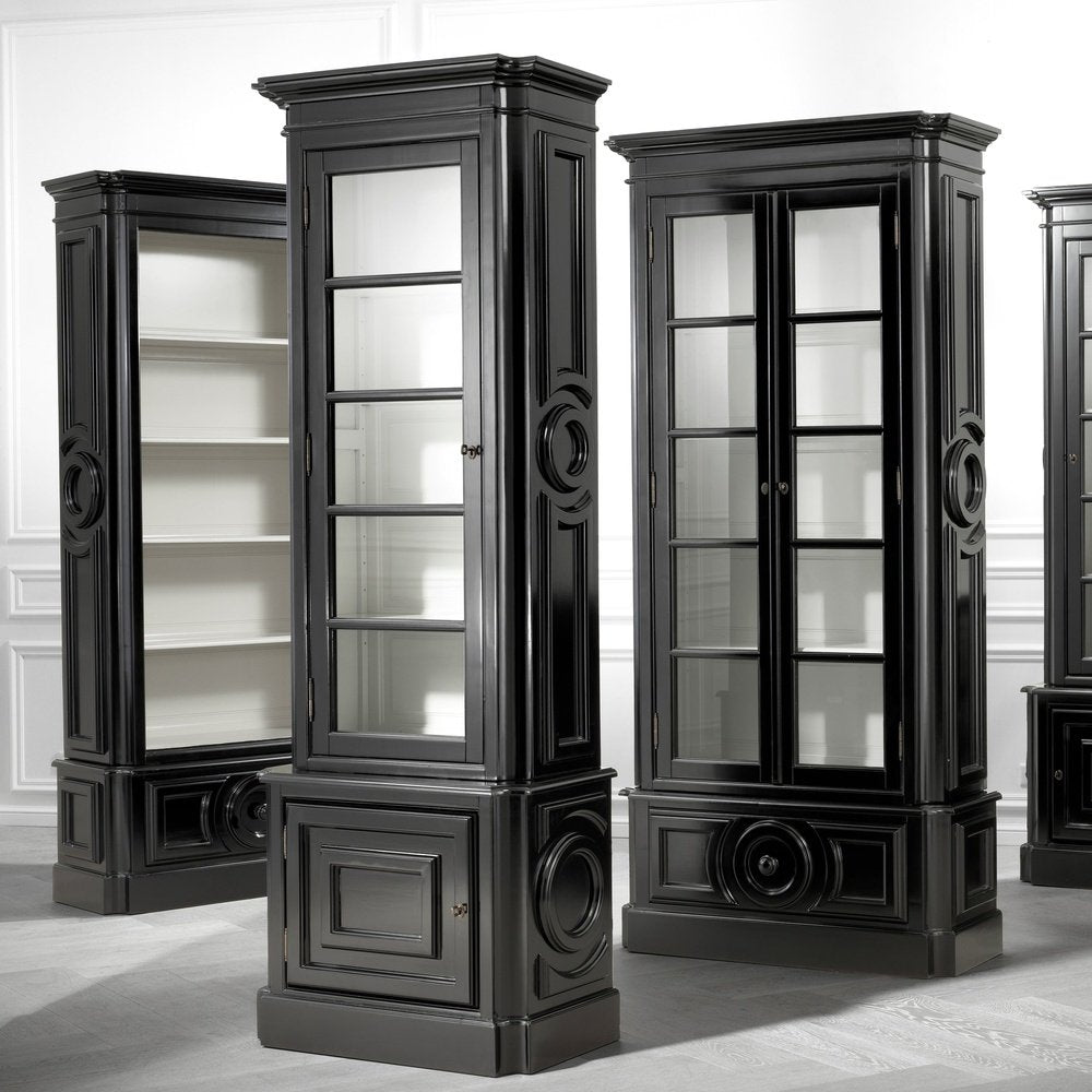 Product photograph of Eichholtz Grand Royale Cabinet Black Finish from Olivia's.