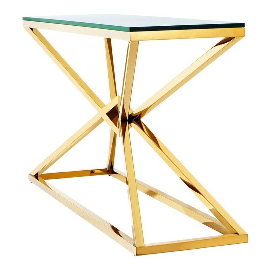 Product photograph of Eichholtz Connor Console Table Gold Finish from Olivia's.