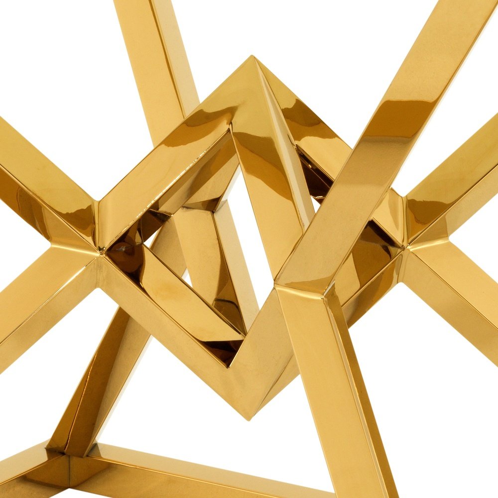 Product photograph of Eichholtz Connor Side Table Gold Finish from Olivia's.