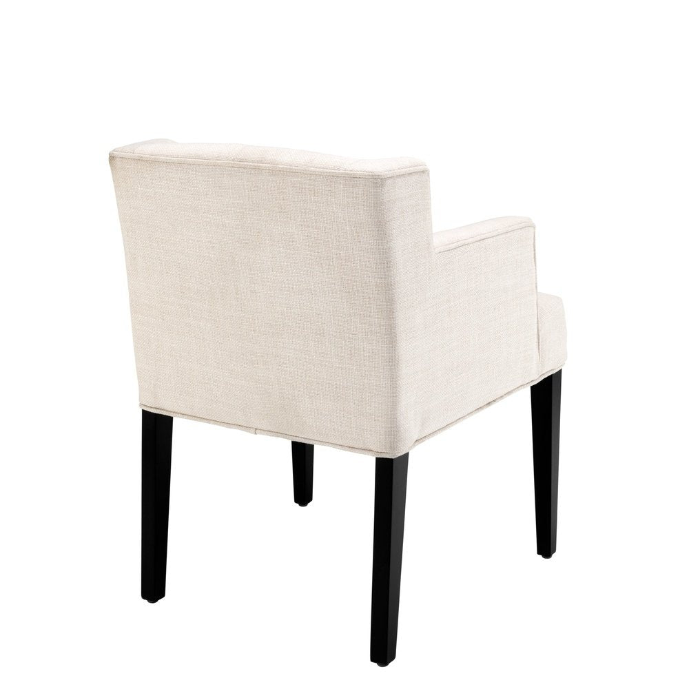 Eichholtz Boca Raton Dining Arm Panama Chair in Natural