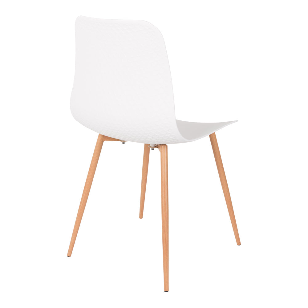 Product photograph of Olivia S Nordic Living Collection - Set Of 2 Liv Dining Chairs In White Outlet from Olivia's.