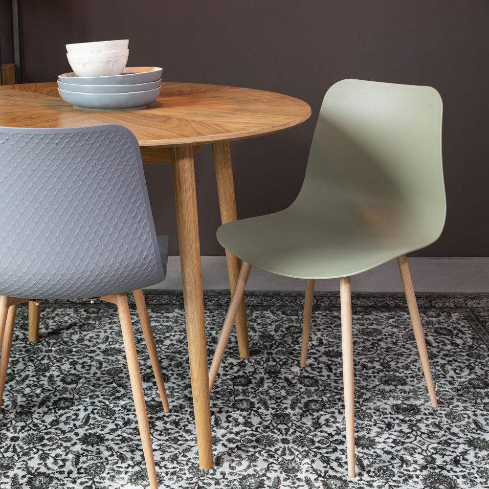 Product photograph of Olivia S Nordic Living Collection - Set Of 2 Liv Dining Chairs In Grey from Olivia's.