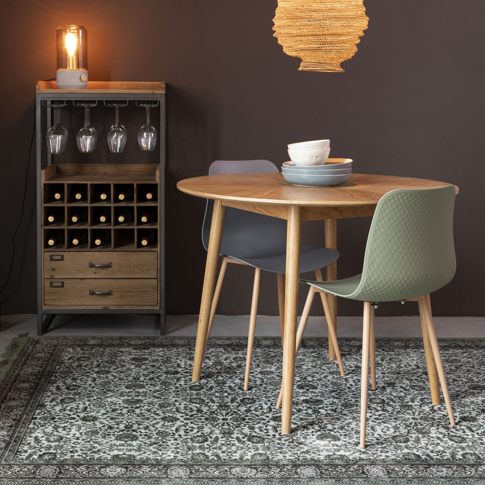Product photograph of Olivia S Nordic Living Collection - Set Of 2 Liv Dining Chairs In Grey from Olivia's.