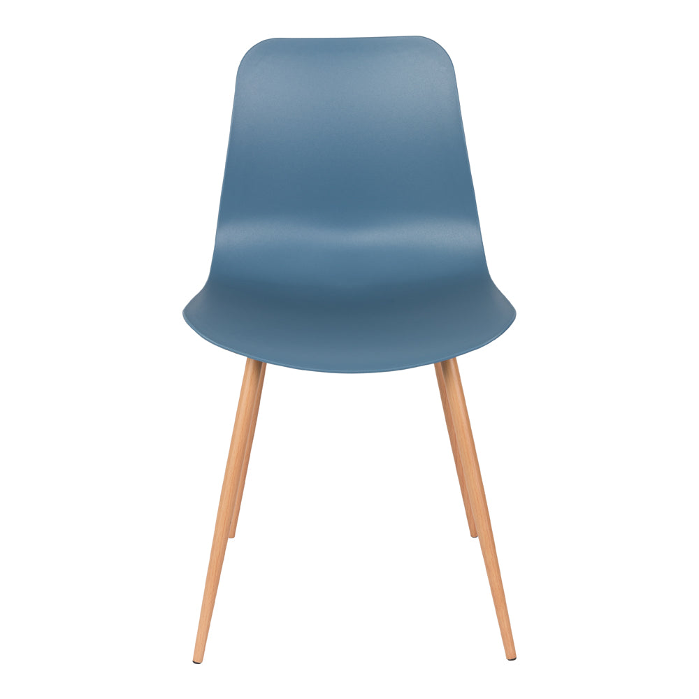 Product photograph of Olivia S Nordic Living Collection - Set Of 2 Liv Dining Chairs In Blue from Olivia's.