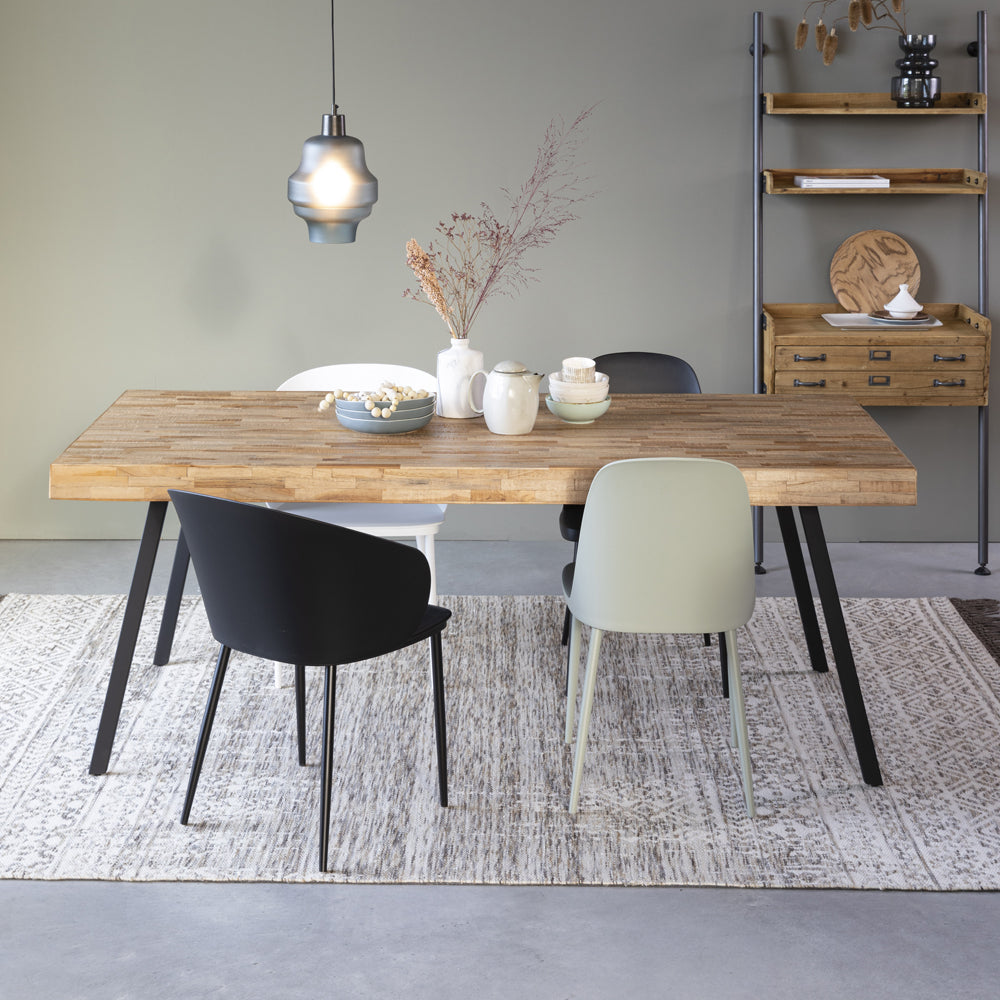 Product photograph of Olivia S Nordic Living Collection - Set Of 2 Garth Dining Chairs In Black from Olivia's.