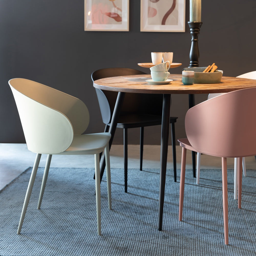 Product photograph of Olivia S Nordic Living Collection - Set Of 2 Garth Dining Chairs In Mint from Olivia's.