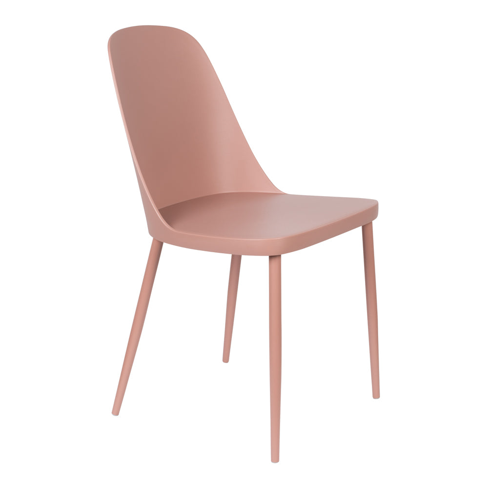 Product photograph of Olivia S Nordic Living Collection - Set Of 2 Pascal Dining Chairs In Pink from Olivia's