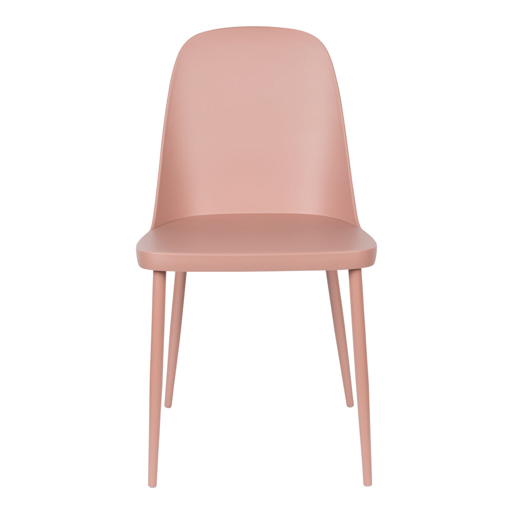 Product photograph of Olivia S Nordic Living Collection - Set Of 2 Pascal Dining Chairs In Pink from Olivia's.