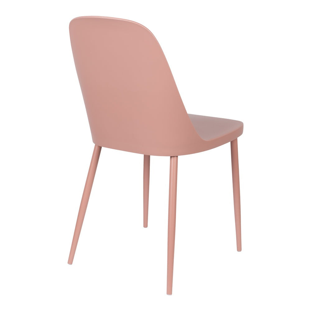 Product photograph of Olivia S Nordic Living Collection - Set Of 2 Pascal Dining Chairs In Pink from Olivia's.