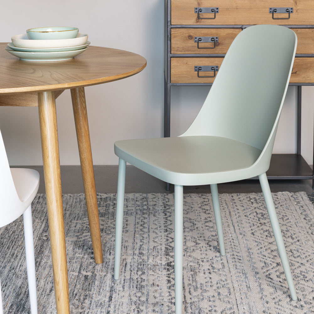 Product photograph of Olivia S Nordic Living Collection - Set Of 2 Pascal Dining Chairs In Mint from Olivia's.