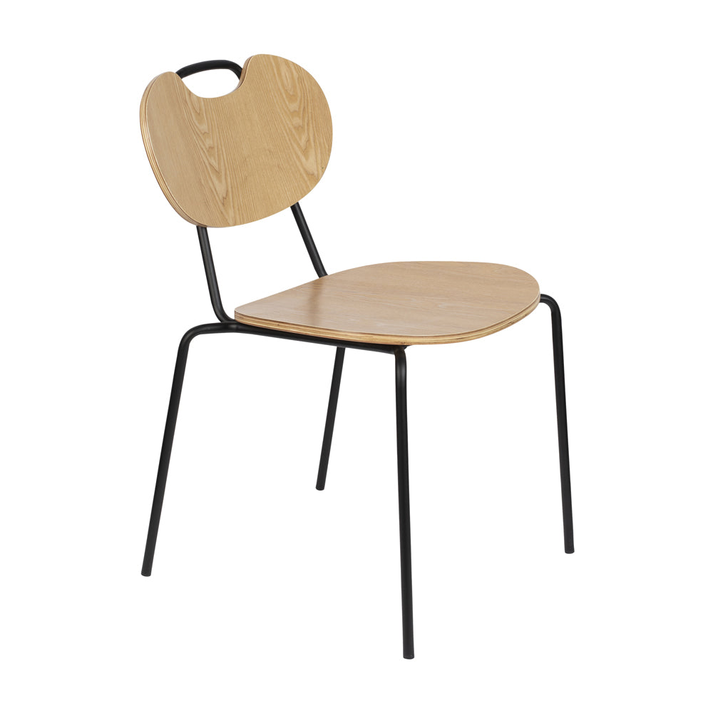 Product photograph of Olivia S Nordic Living Collection Set Of 2 Asper Chairs In Natural from Olivia's