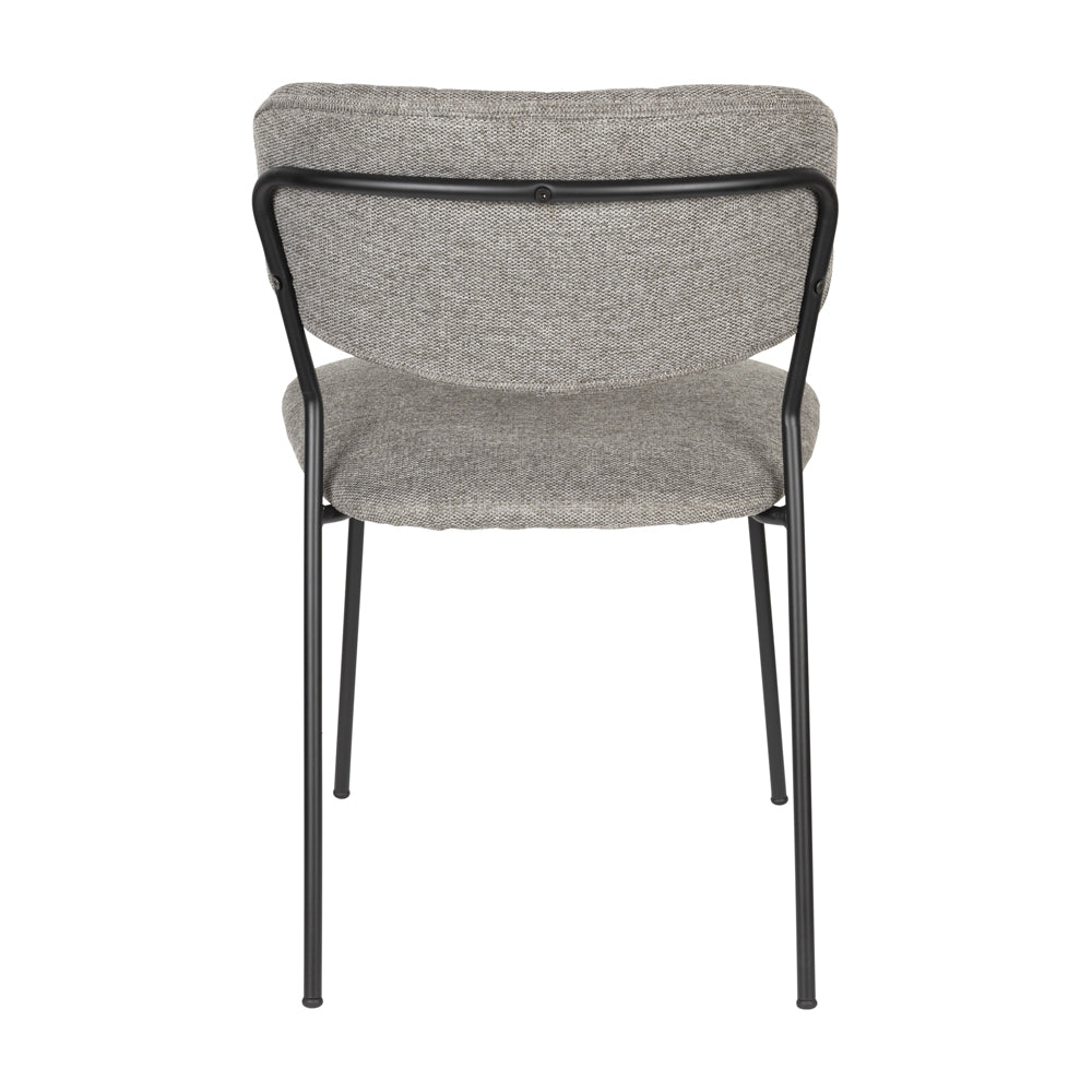 Product photograph of Olivia S Nordic Living Collection Set Of 2 Holen Chairs In Black Grey from Olivia's.