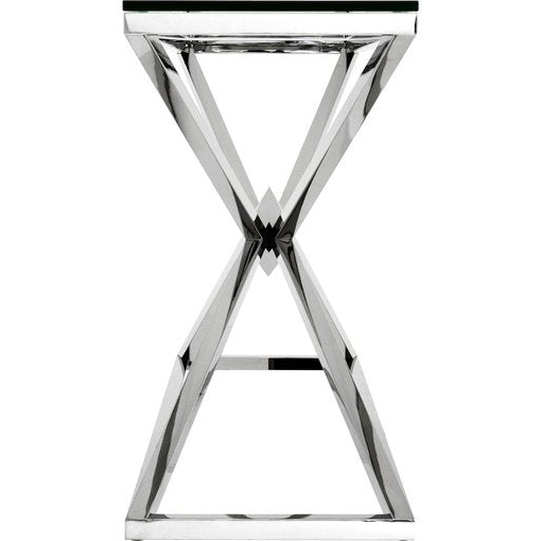 Product photograph of Eichholtz Connor Console Table Silver Finish from Olivia's.