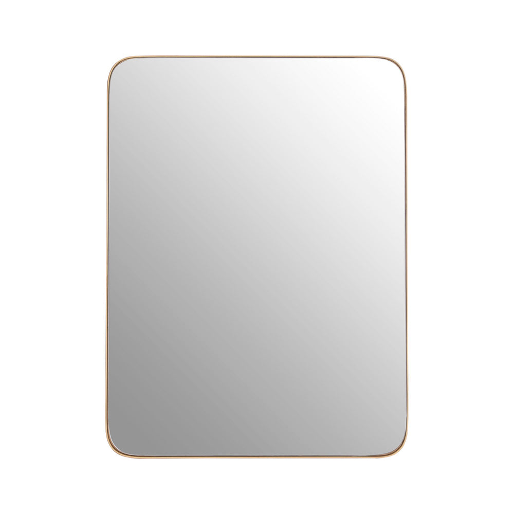 Olivias Soft Industrial Collection Large Wall Mirror In Gold