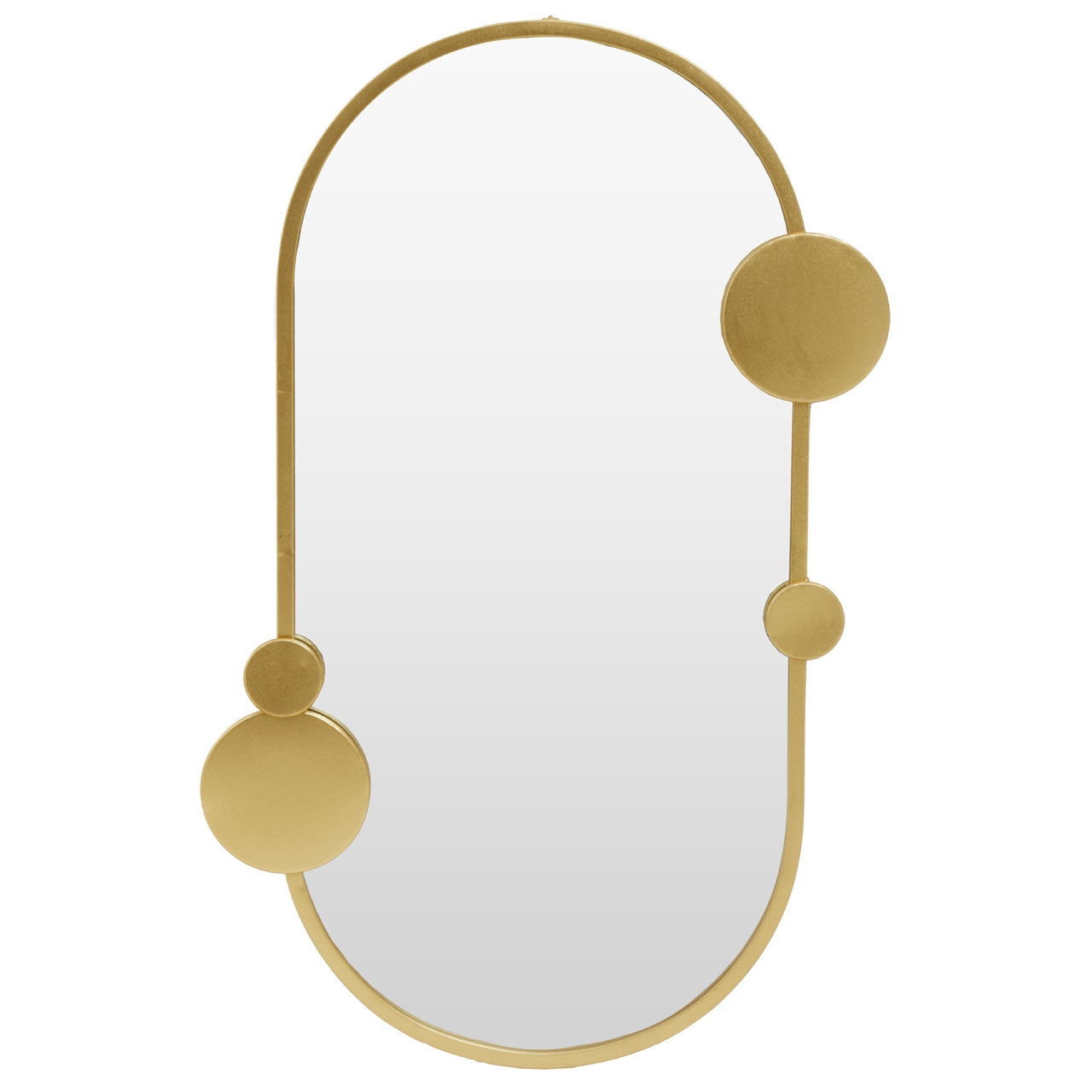 Olivias Flora Wall Mirror In Champagne Gold