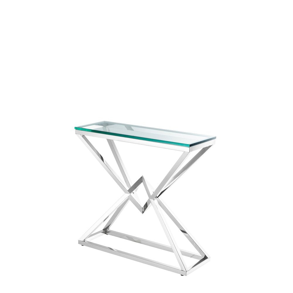 Eichholtz Connor Console Table Polished Stainless Steel