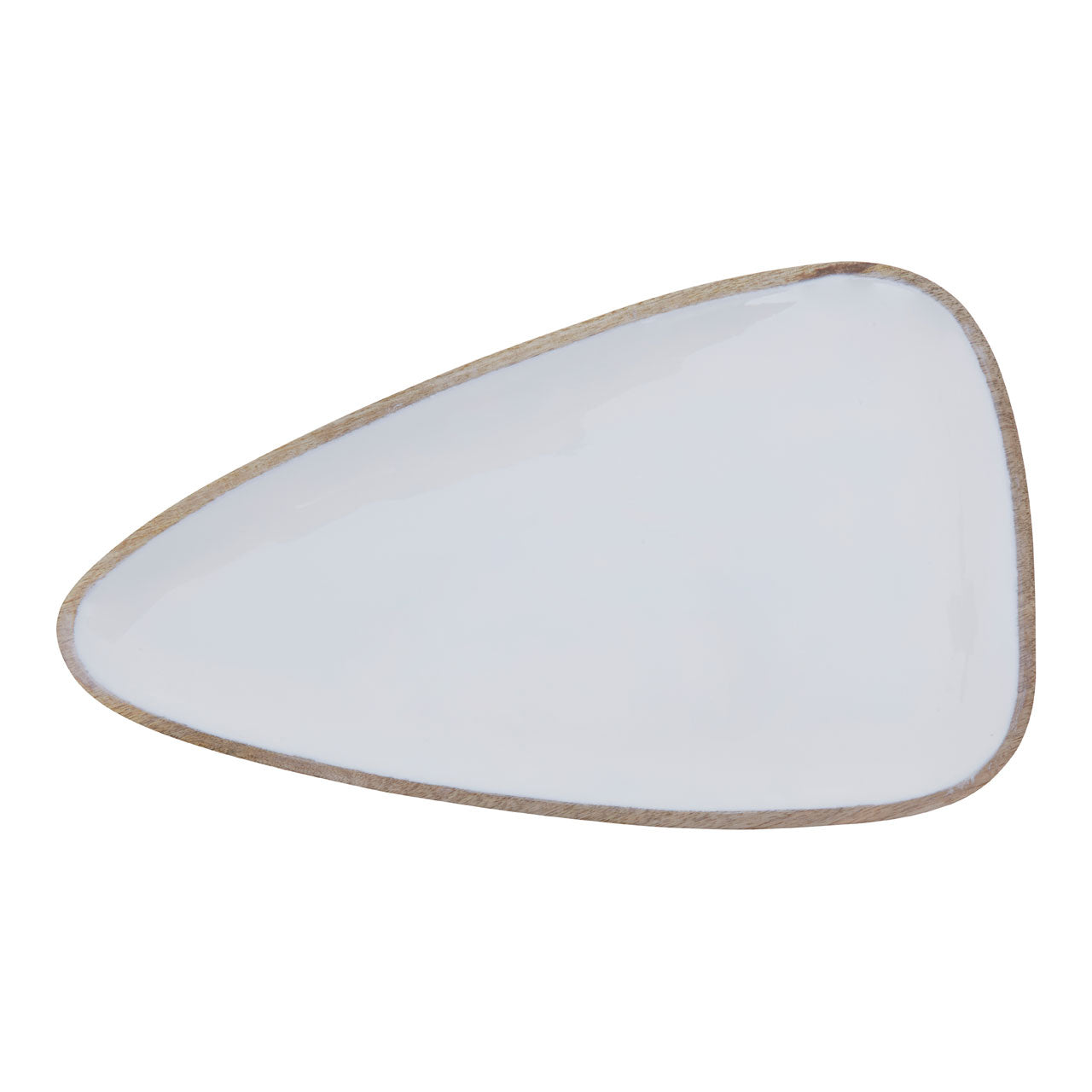 Product photograph of Olivia S Kira Large Serving Dish In Natural White from Olivia's.