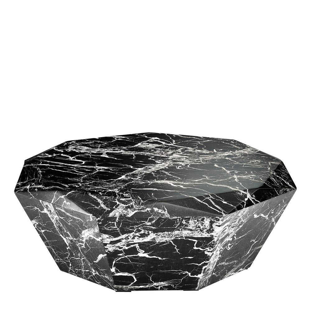 Eichholtz Diamond Coffee Table Black Faux Marble