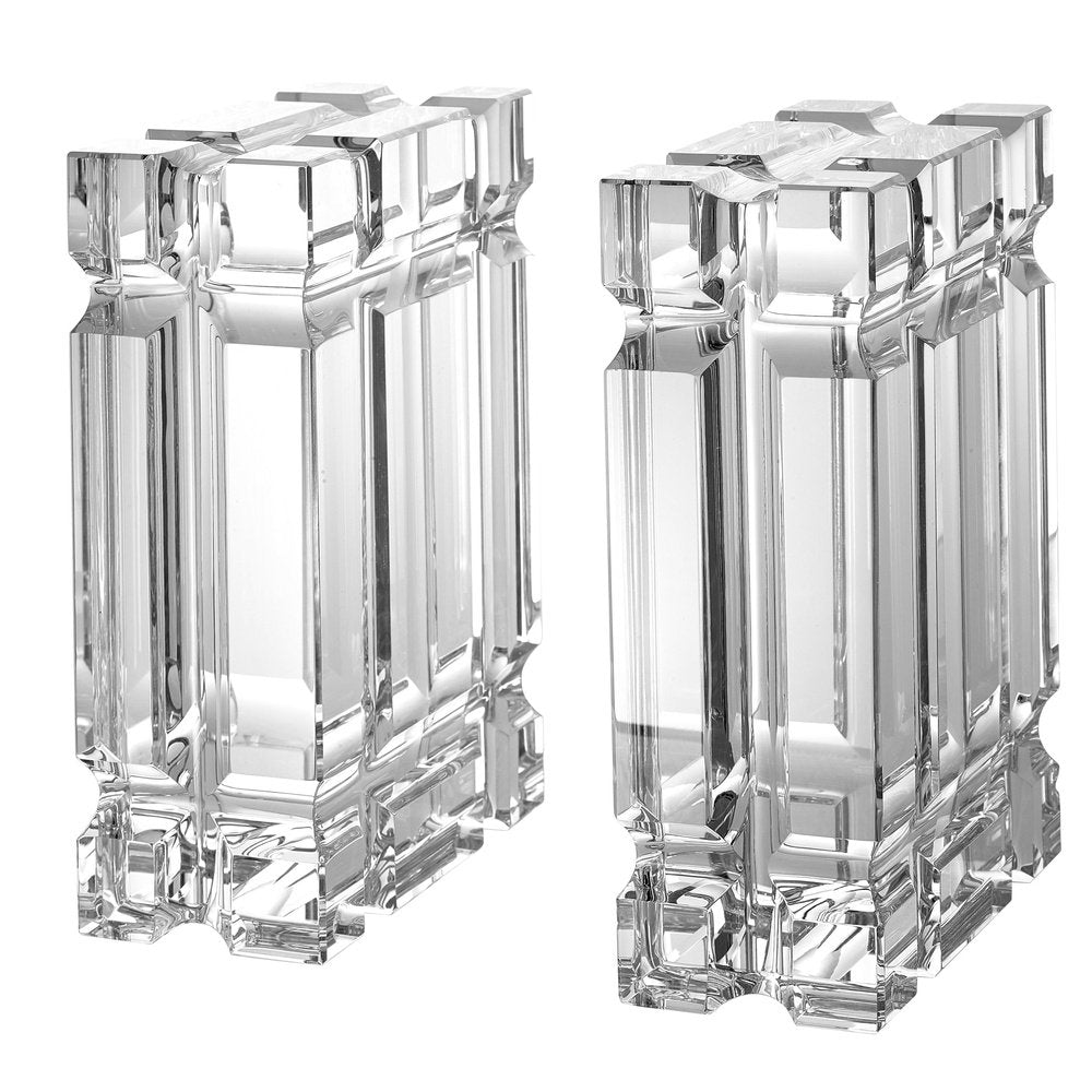 Product photograph of Eichholtz Set Of 2 Linea Crystal Bookend from Olivia's.