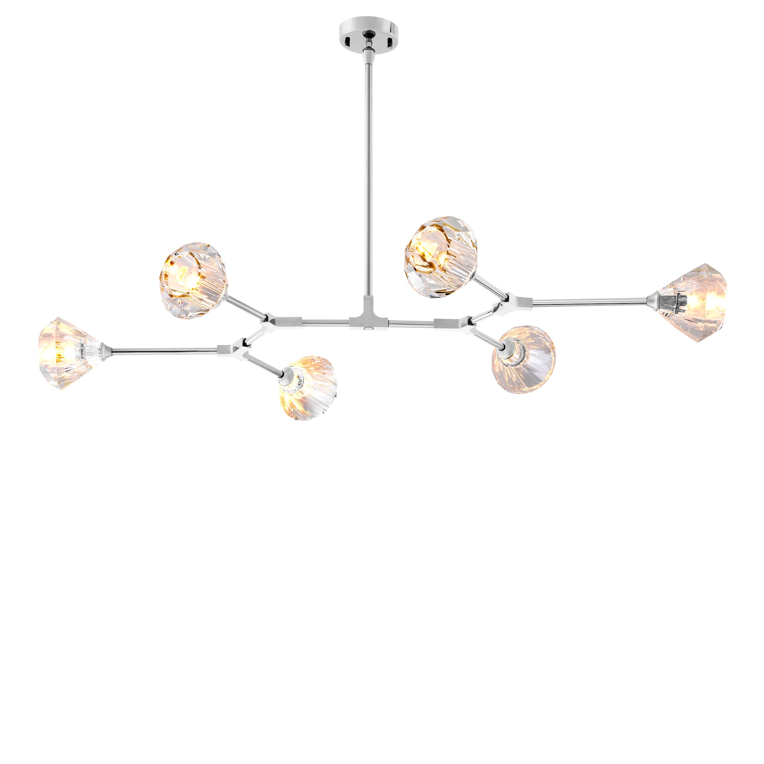 Eichholtz Salasco Chandelier Nickel Finish