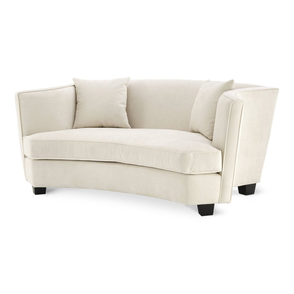 Eichholtz Giulietta Sofa in 2 Seat Ecru Velvet