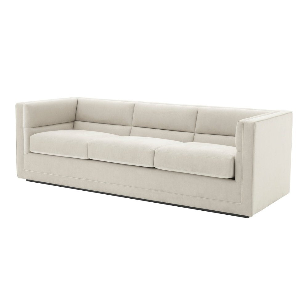 Eichholtz Adonia 3 Seater Sofa Pebble Grey