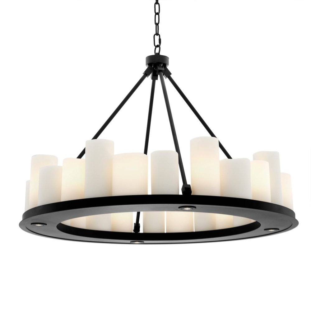 Eichholtz Commodore Chandelier Black Finish