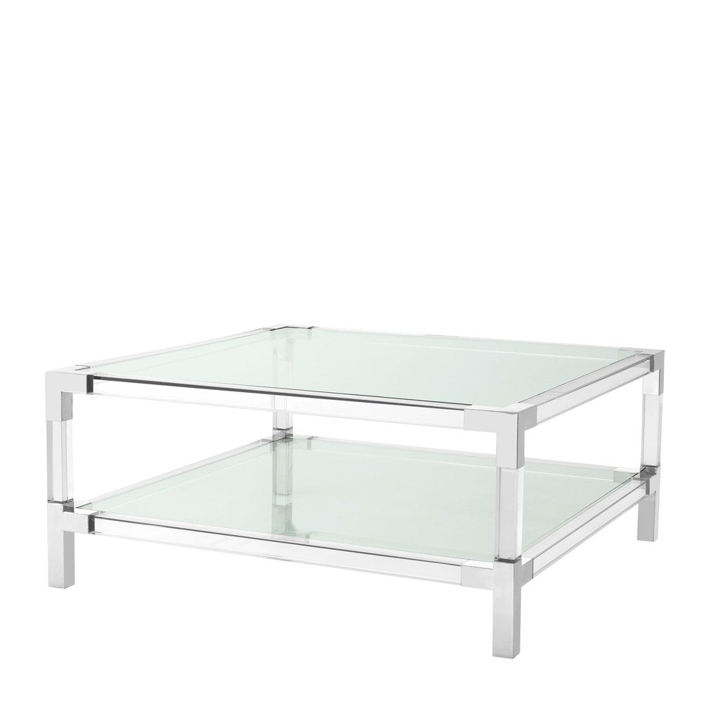 Product photograph of Eichholtz Royalton Coffee Table In Chrome from Olivia's.