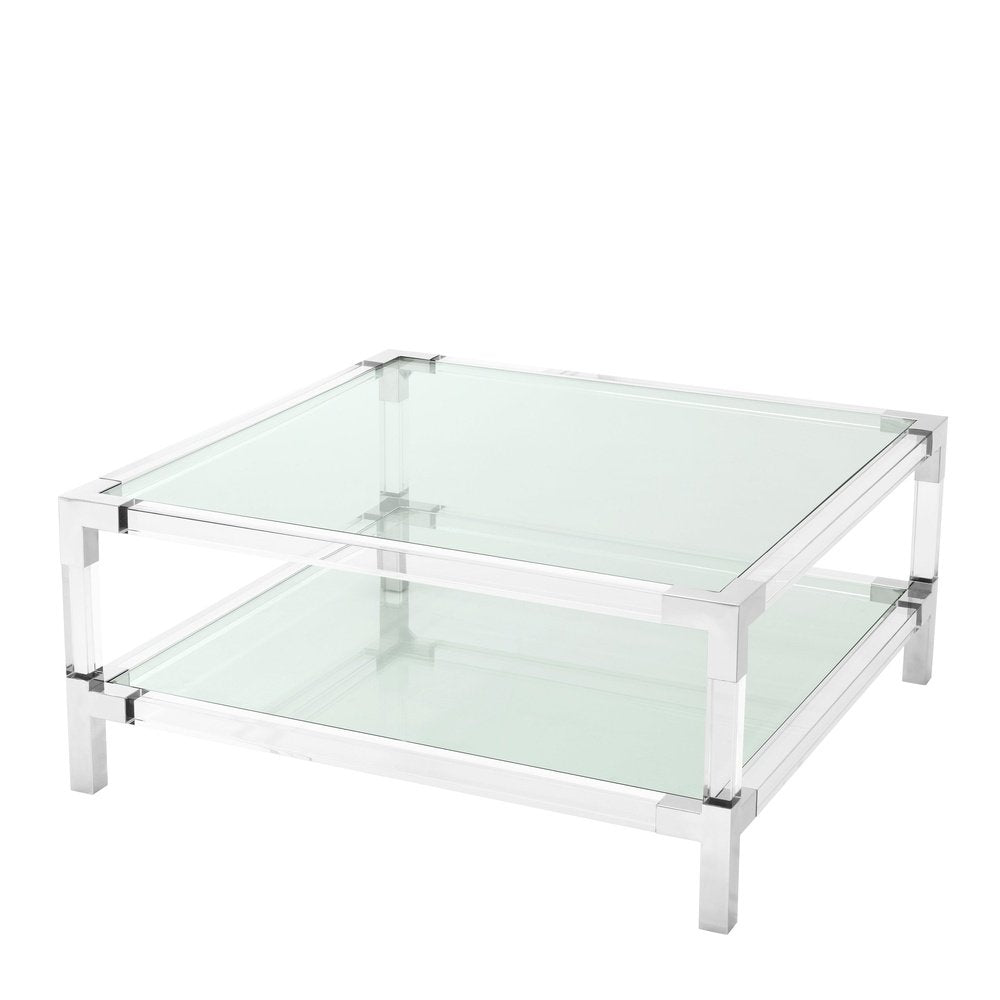 Product photograph of Eichholtz Royalton Coffee Table In Chrome from Olivia's