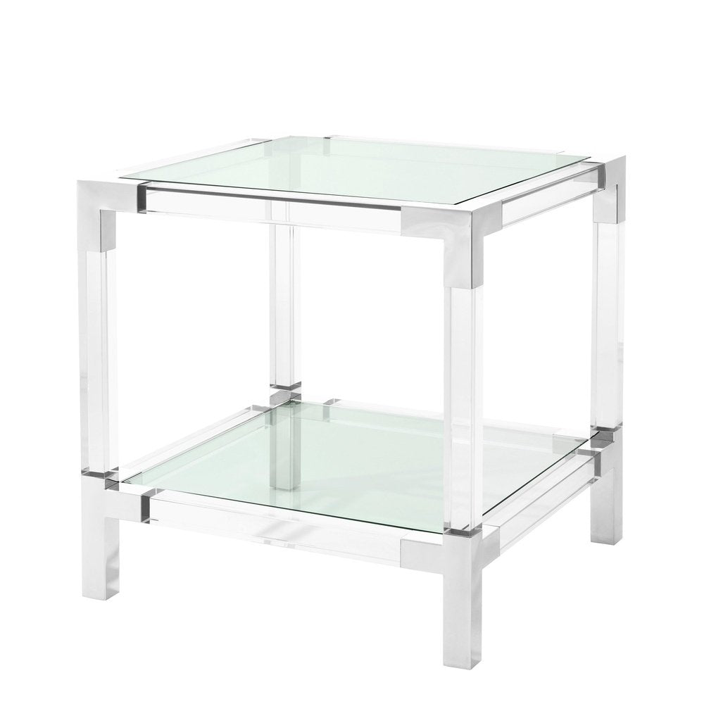Product photograph of Eichholtz Royalton Side Table Polished Stainless Steel from Olivia's
