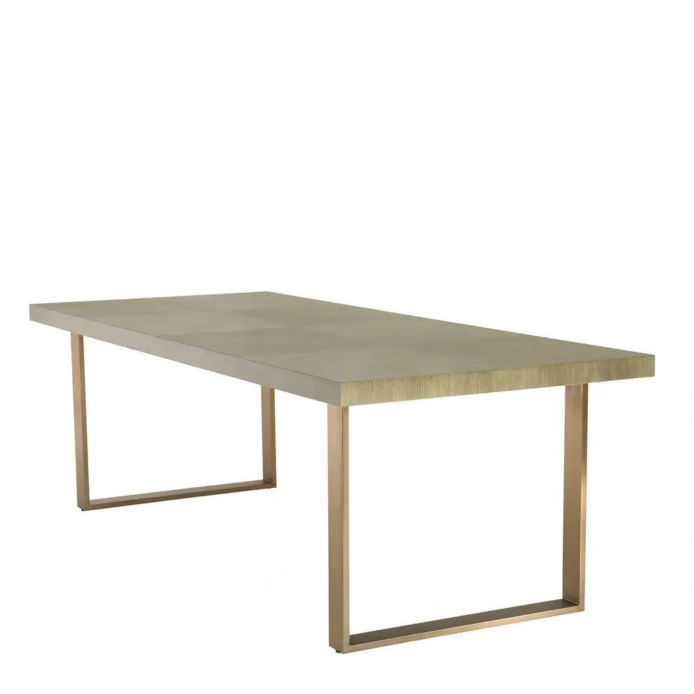 Product photograph of Eichholtz Remington Dining Table In Washed Oak Veneer Medium from Olivia's.