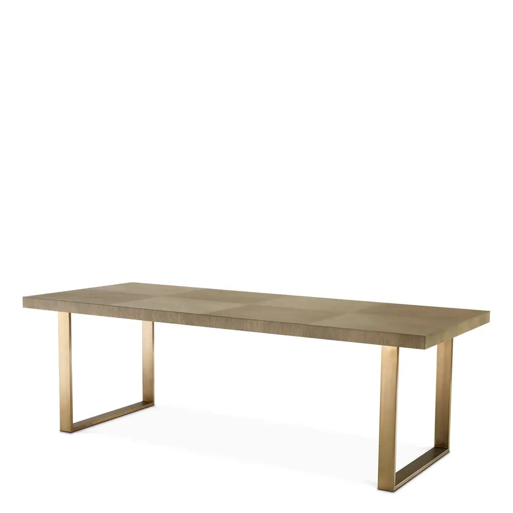 Product photograph of Eichholtz Remington Dining Table In Washed Oak Veneer Large from Olivia's