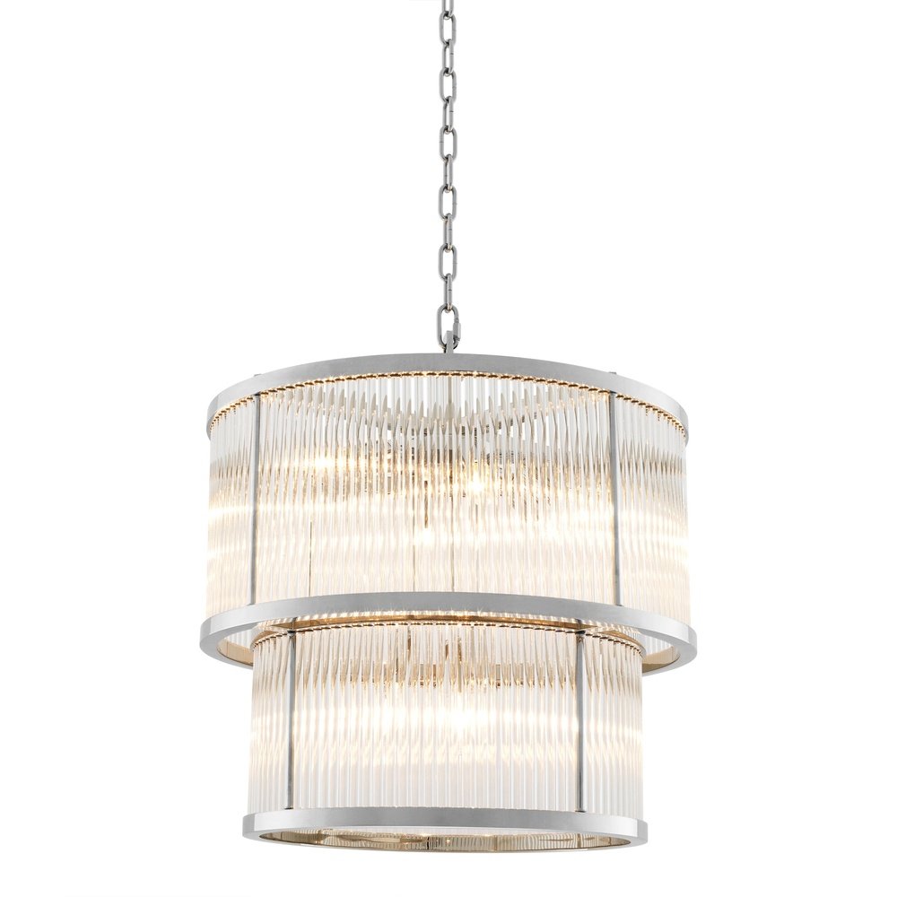 Eichholtz Pasadena Chandelier Nickel Finish