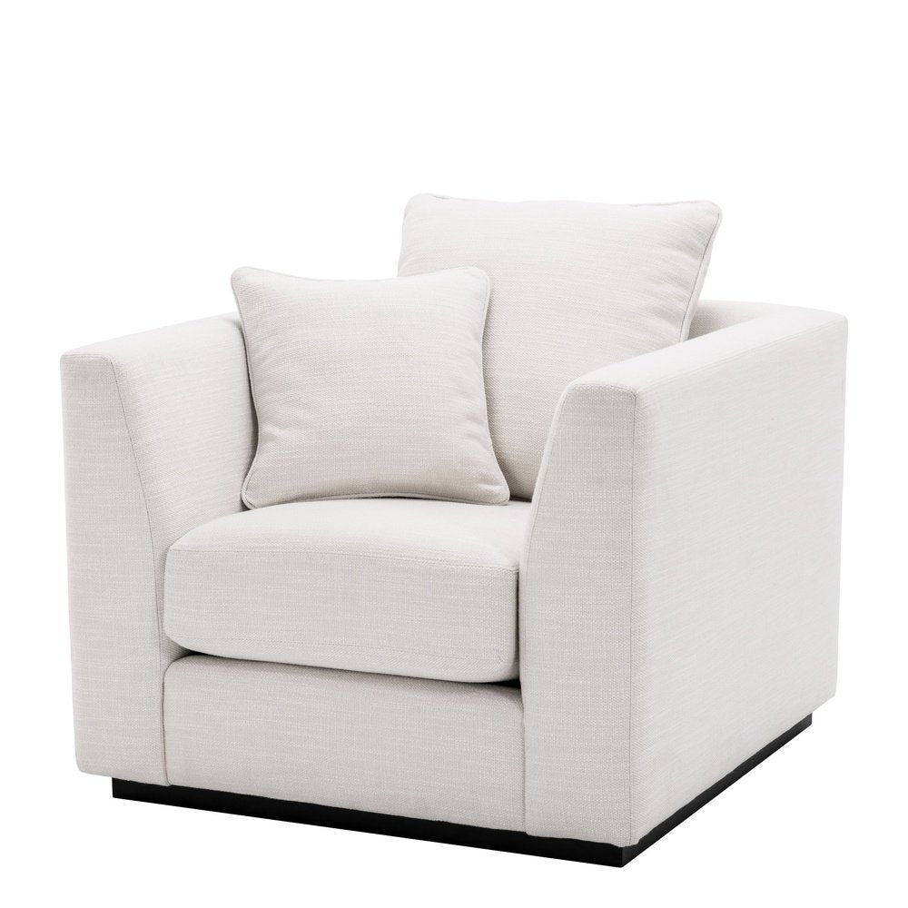 Product photograph of Eichholtz Taylor Armchair In Avalon White from Olivia's