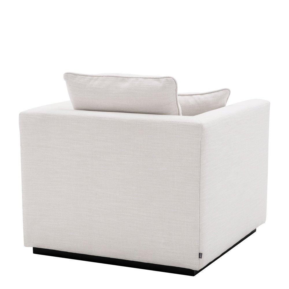 Product photograph of Eichholtz Taylor Armchair In Avalon White from Olivia's.