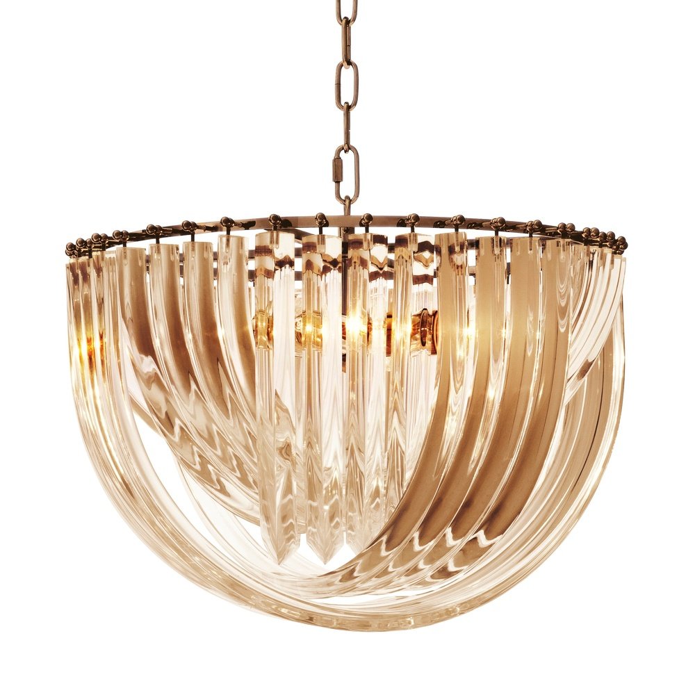 Product photograph of Eichholtz Murano Chandelier Champagne from Olivia's