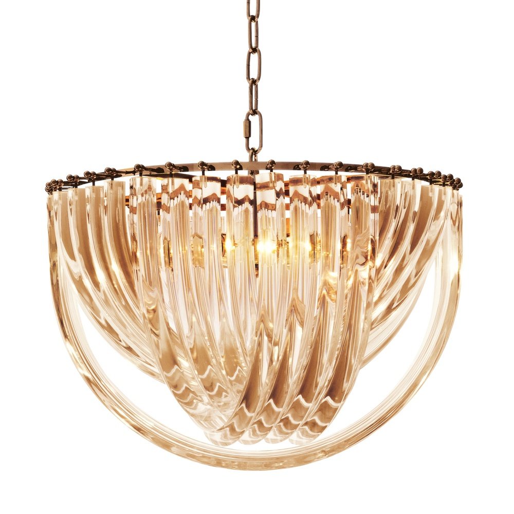 Product photograph of Eichholtz Murano Chandelier Champagne from Olivia's.