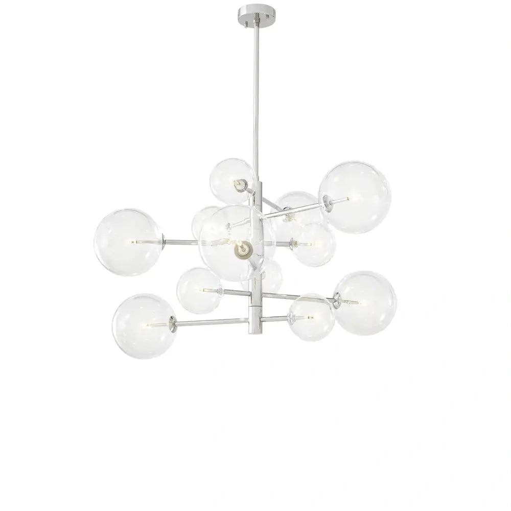 Eichholtz Argento Chandelier in Nickel Finish