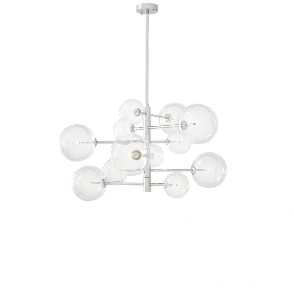 Eichholtz Argento Chandelier in Nickel Finish