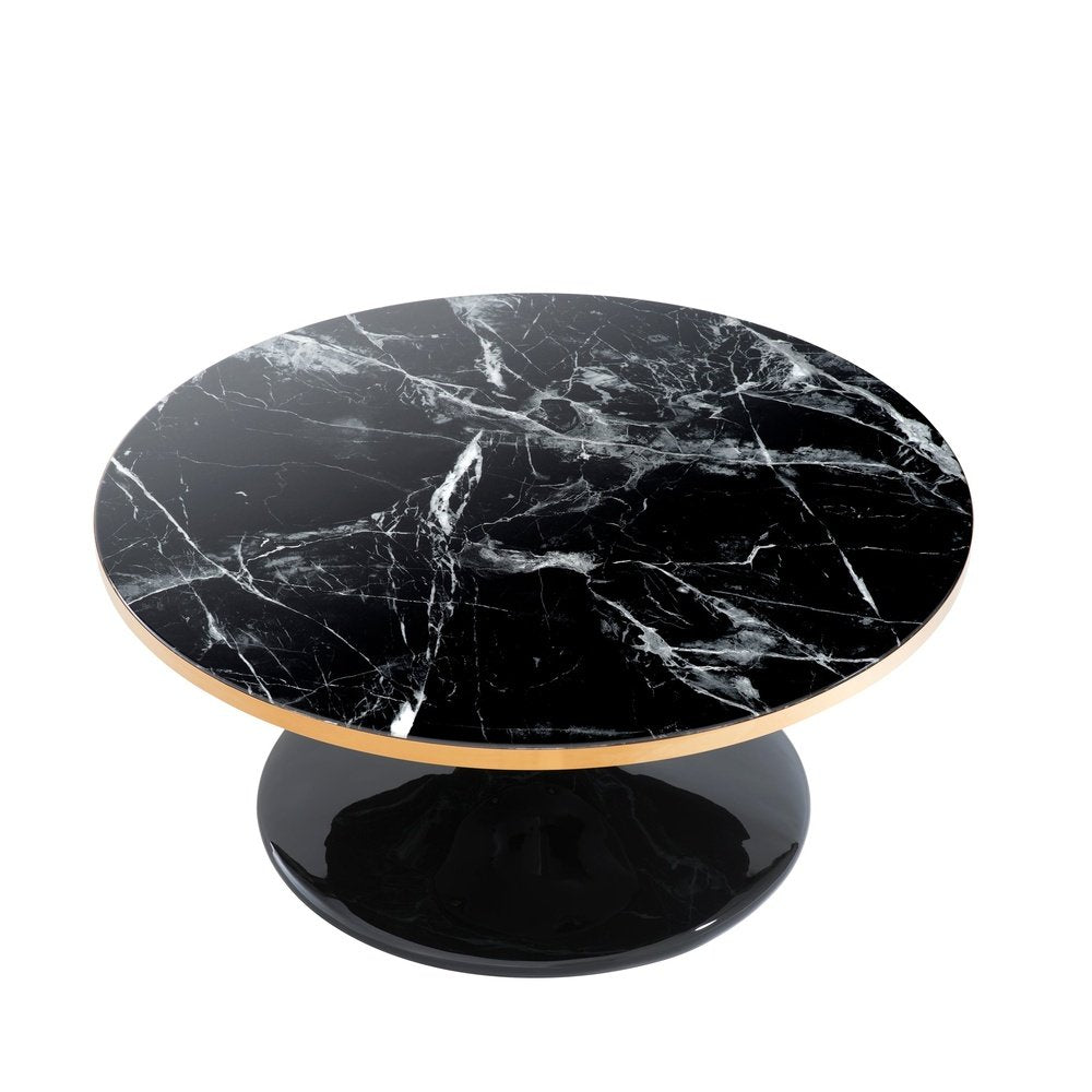 Eichholtz Parme Coffee Table Black Faux Marble