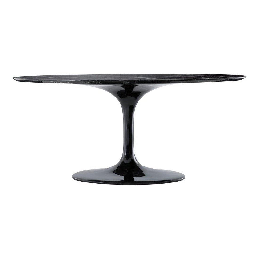 Product photograph of Eichholtz Solo Dining Table Black Faux Marble from Olivia's.