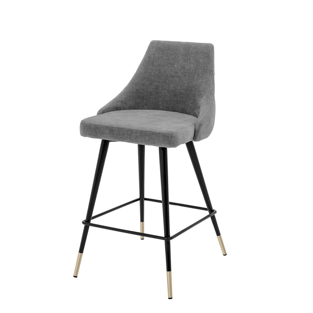 Eichholtz Cedro Counter Stool Carck Grey