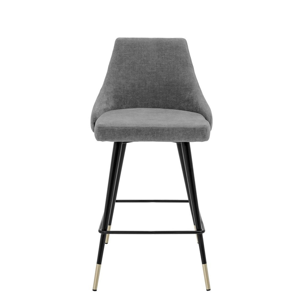 Product photograph of Eichholtz Cedro Counter Stool Carck Grey Outlet from Olivia's.