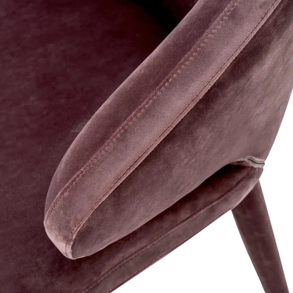 Eichholtz Cardinale Dining Chair in Velvet Roche Taupe