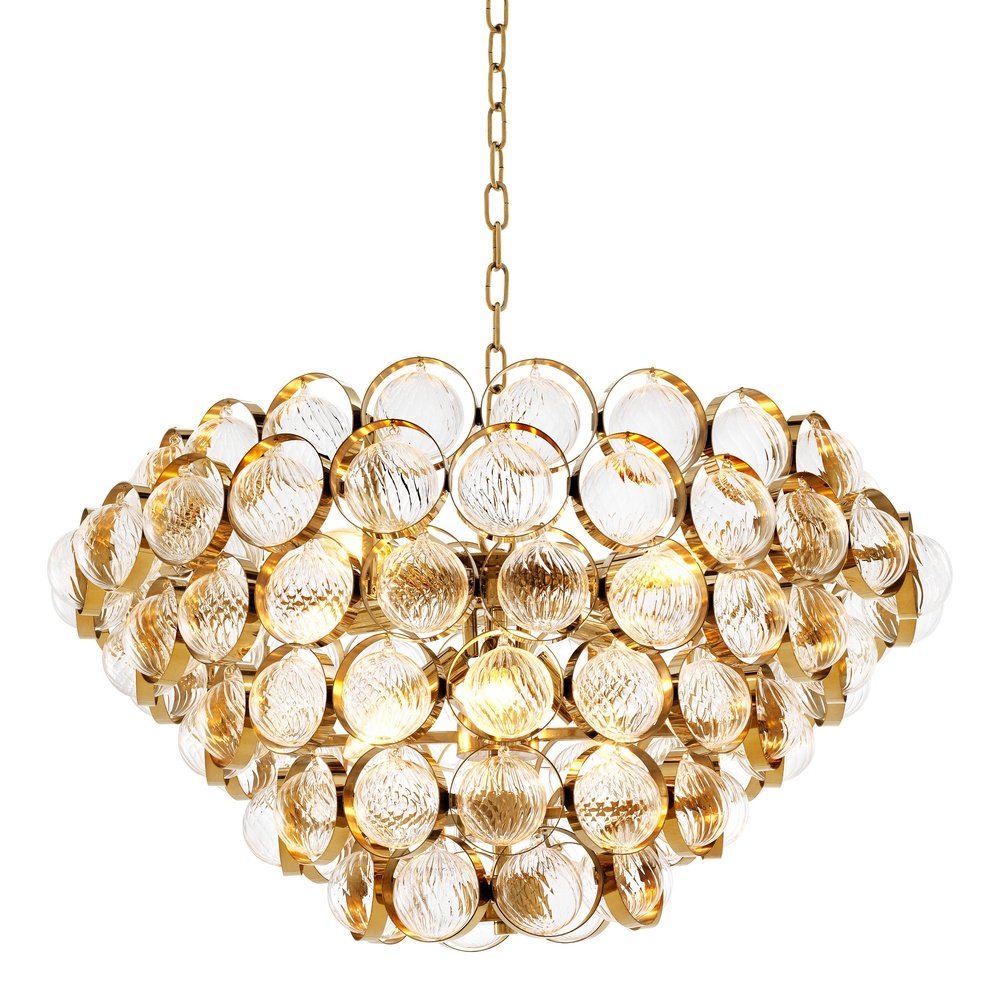 Eichholtz Opera Chandelier Gold Finish